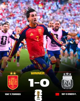 Espanha 1-0 Argentina
