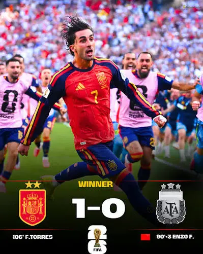Espanha 1-0 Argentina