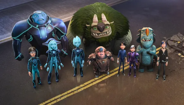 Pôster de Caçadores de Trolls: A ascensão dos titãs (2021)