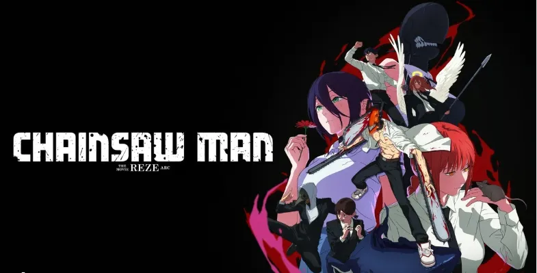 Movie Poster: Chainsaw Man - O Filme: Arco da Reze