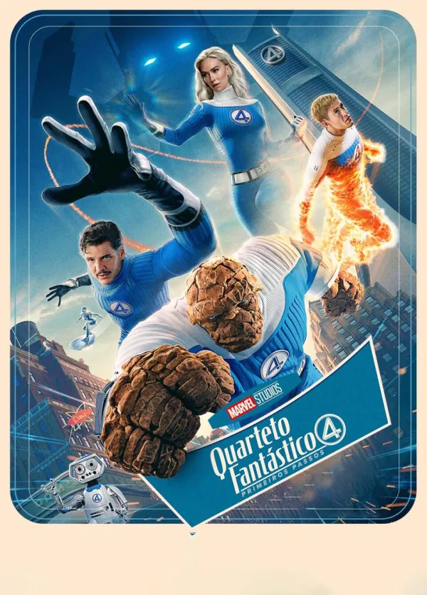 Capa de O Quarteto Fantástico: Primeiros Passos
