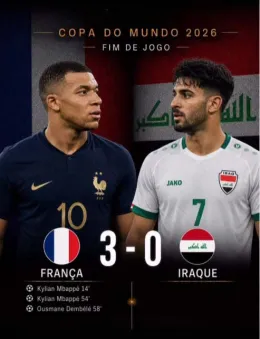 França 3-0 Iraque 2026