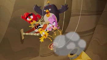Angry Birds: Loucuras de Verão-Piratas na Colônia!