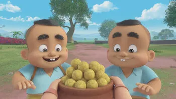 O Pequeno Poderoso Bheem-E14.Problema com os gêmeos