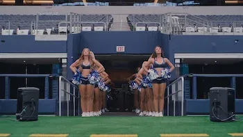 As Cheerleaders do Dallas Cowboys-Brilho