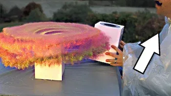 Bomba de glitter 1.0 vs. ladrões de encomendas