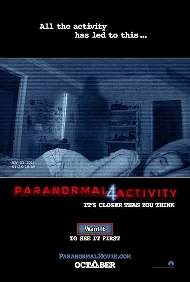Pôster de Atividade Paranormal 4 (2012)
