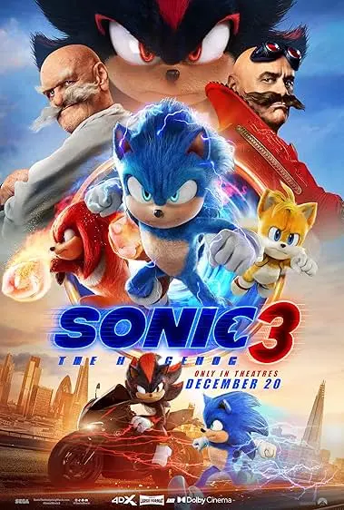 Pôster de Sonic the Hedgehog 3 (2024)