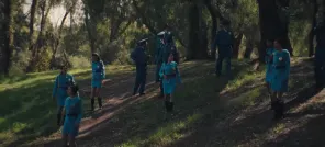 Cena do episódio 10 de Mulheres de Azul