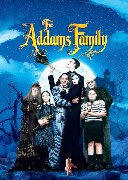 Capa de A Família Addams