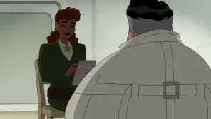 Cena do episódio 5 de Batman: Cruzado Encapuzado