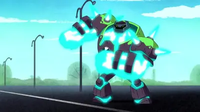 Ben 10-E51.Steam Fight at the OK Corral