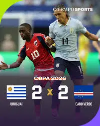 Uruguai 2-2 Cabo Verde