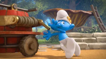 Os Smurfs-Smurfs em chamas