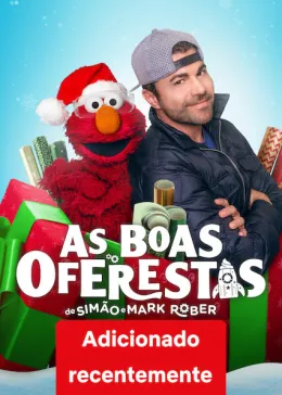 Elmo e Mark Rober na Oficina de Natal