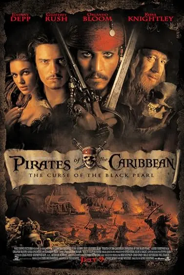Pôster de Piratas do Caribe: A Maldição do Pérola Negra (2003)