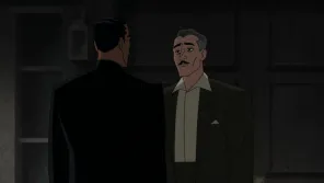 Cena do episódio 6 de Batman: Cruzado Encapuzado