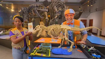 Blippi e As Profissões-Paleontólogos