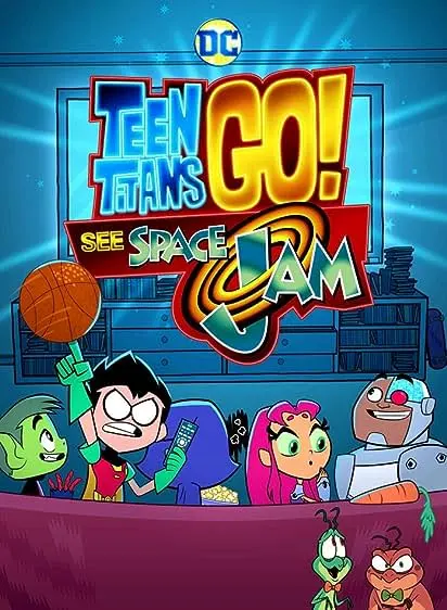 Pôster de Os Jovens Titãs Assistem a Space Jam (2021)
