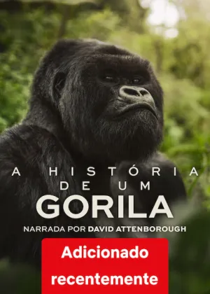 Capa de A História de Um Gorila com David Attenborough