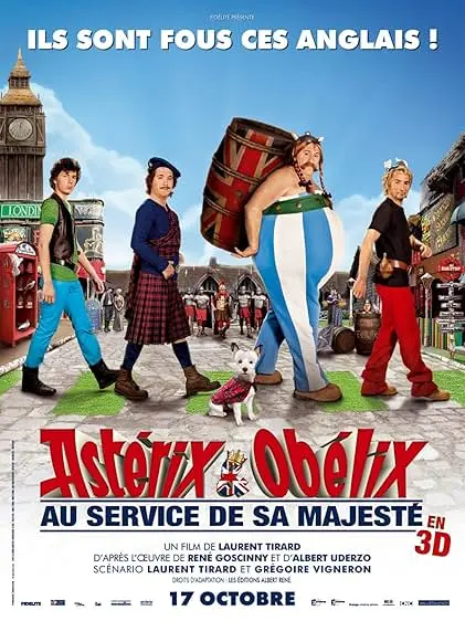 Movie Poster: Astérix e Obélix: A Serviço de sua Majestade