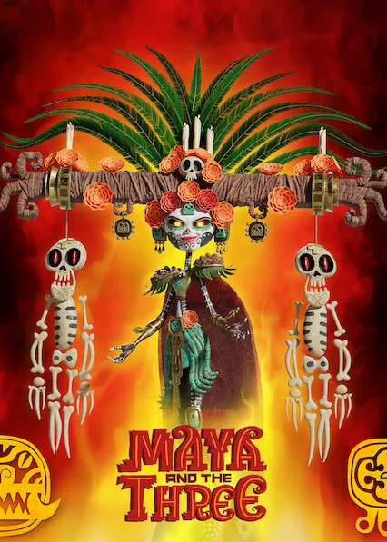 Capa de Maya e os 3 Guerreiros