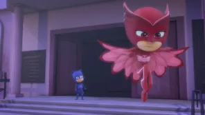 Cena do episódio 9 de PJ Masks – Heróis de Pijama