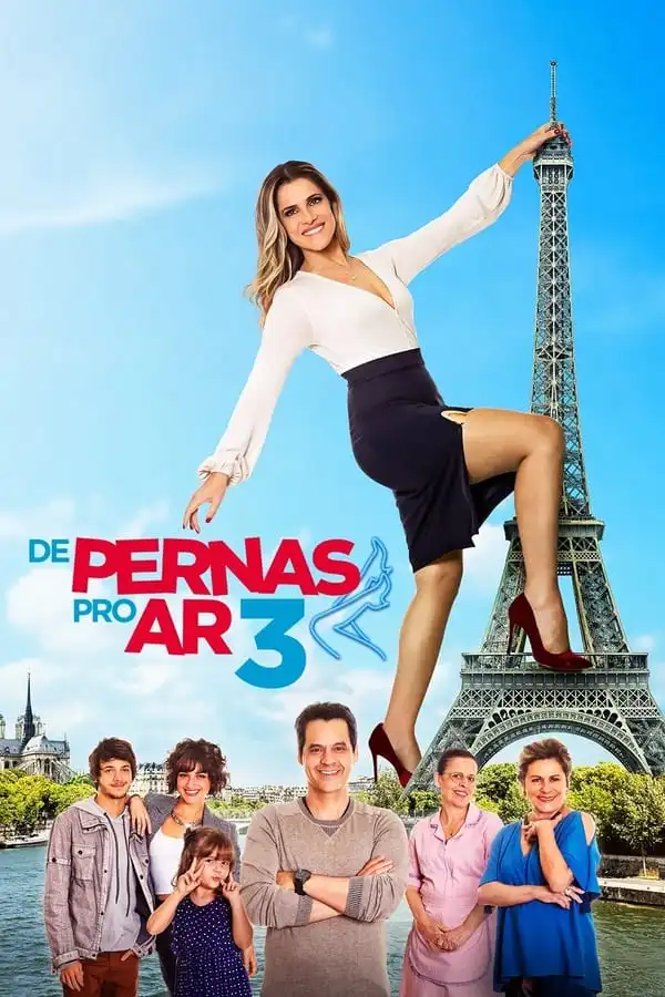 Pôster de De Pernas pro Ar 3 (2019)