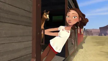 Spirit - Cavalgando Livre-E1.Lucky e a recepção calorosa