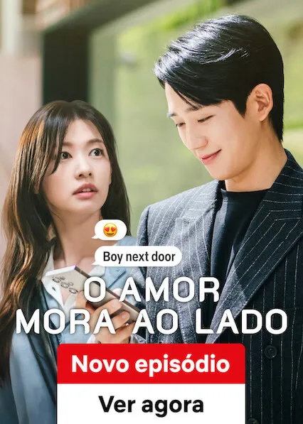 Pôster da série O Amor Mora ao Lado (2024)