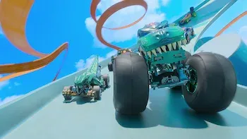 Hot Wheels: Velocidade Máxima!-Para sempre Monster Trucks / Hauler controlado