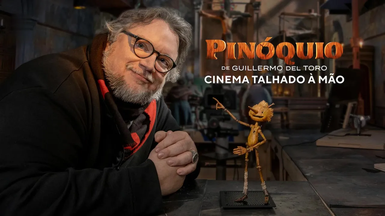 Movie Poster: Pinóquio por Guillermo del Toro: Cinema Feito à Mão
