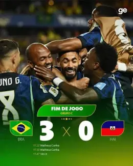 Brasil 3-0 Haiti