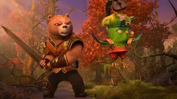 Kung Fu Panda: O Cavaleiro Dragão-Monstro do pântano