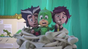 Cena do episódio 18 de PJ Masks – Heróis de Pijama
