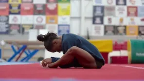 Cena do episódio 3 de O Retorno de Simone Biles