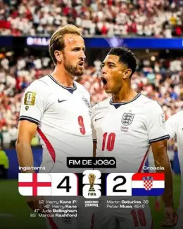 Inglaterra 4-2 Croácia