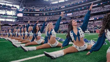 As Cheerleaders do Dallas Cowboys-Das nove às cinco