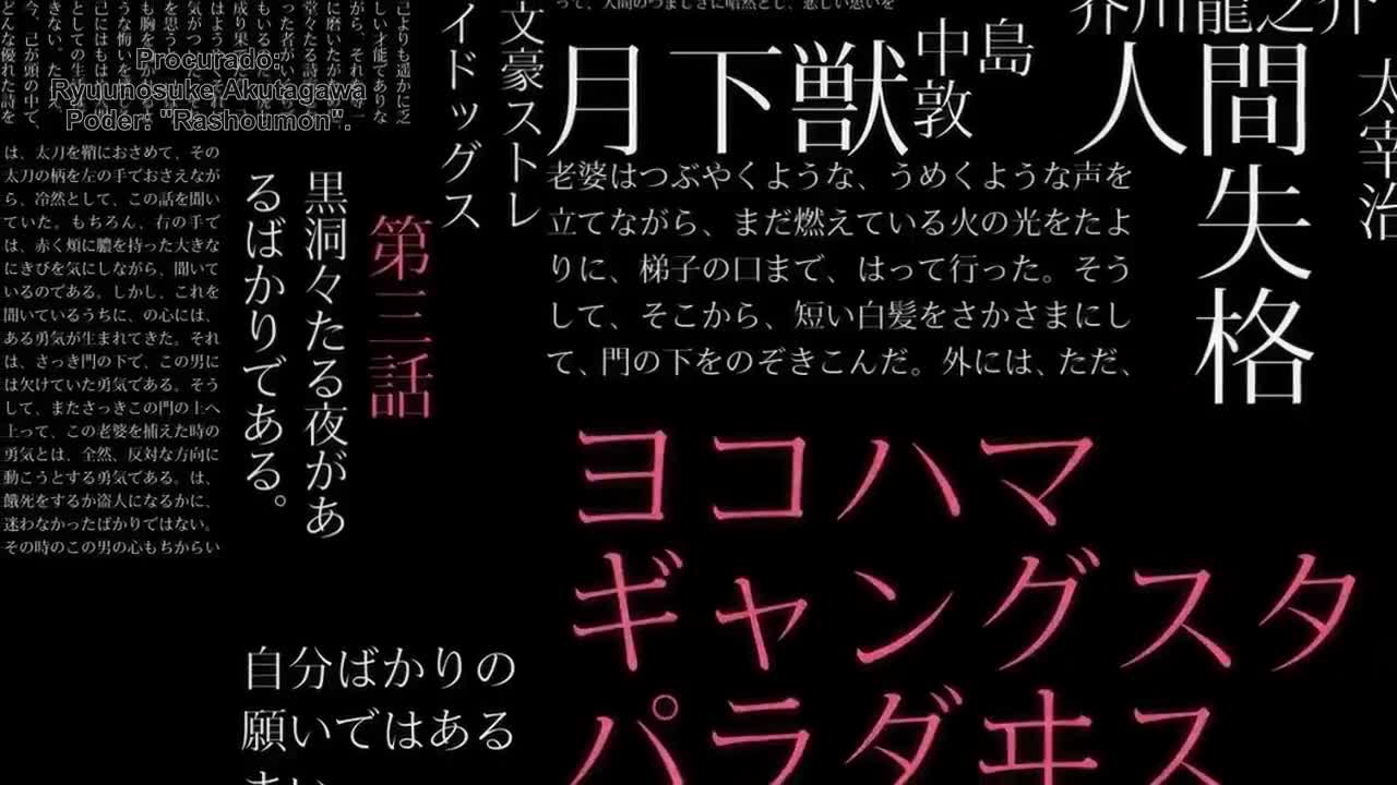 Bungou Stray Dogs Episódio 3