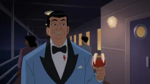 Cena do episódio 1 de Batman: Cruzado Encapuzado