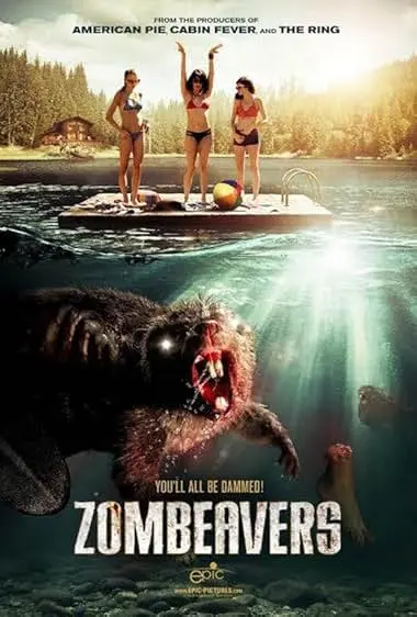Pôster de Castores Zumbis (2015)