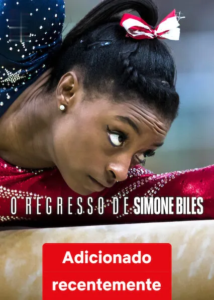 Pôster da série O Retorno de Simone Biles (2024)