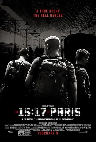 Pôster de 15h17: Trem Para Paris (2018)
