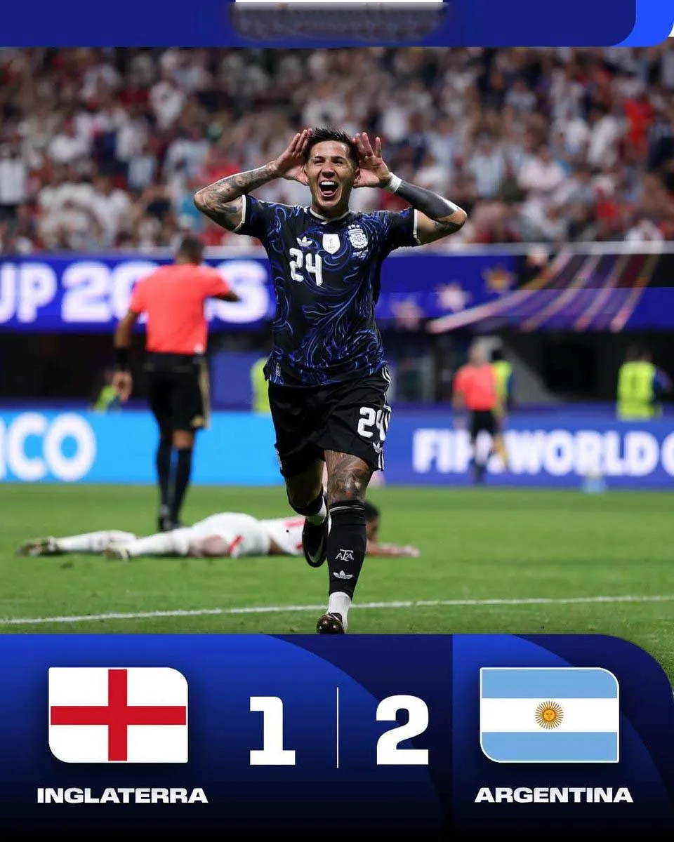 Inglaterra 1-2 Argentina