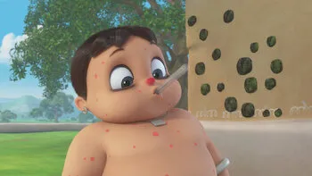 O Pequeno Poderoso Bheem-E18.Bheem fica doente