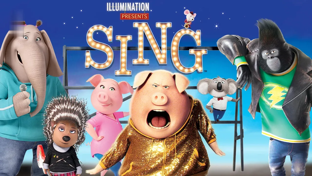 Movie Poster: Sing – Quem Canta Seus Males Espanta