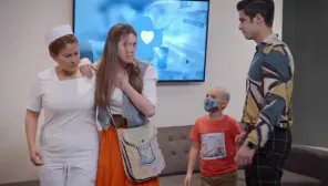 Cena do episódio 30 de Quem Segura a Minha Família?