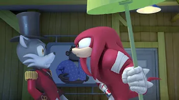 Knuckles quer uma casa