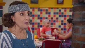 Cena do episódio 29 de Quem Segura a Minha Família?