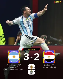 Argentina 3-2 Egito